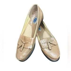 Dr. Scholl's Womens Kiltie Tassel Loafers - Size
6 M Airpillow Med tan Brown